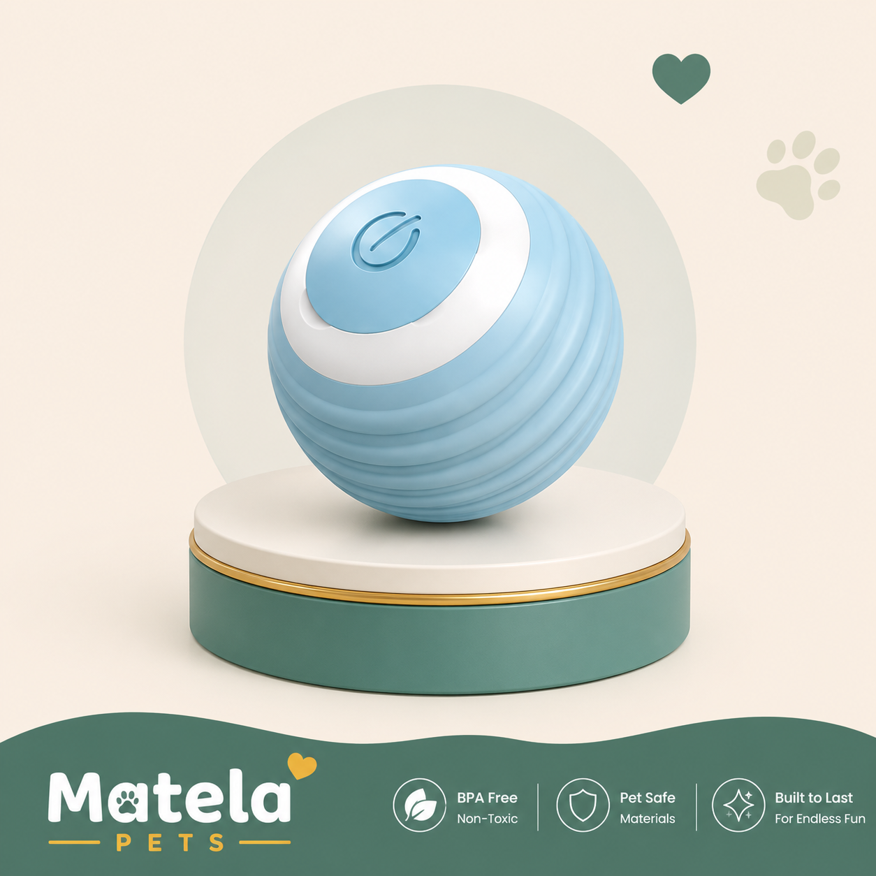 Smart Motion Ball – Interactive Cat Toy