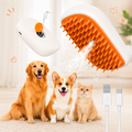 Steam Glow Pet Grooming Brush